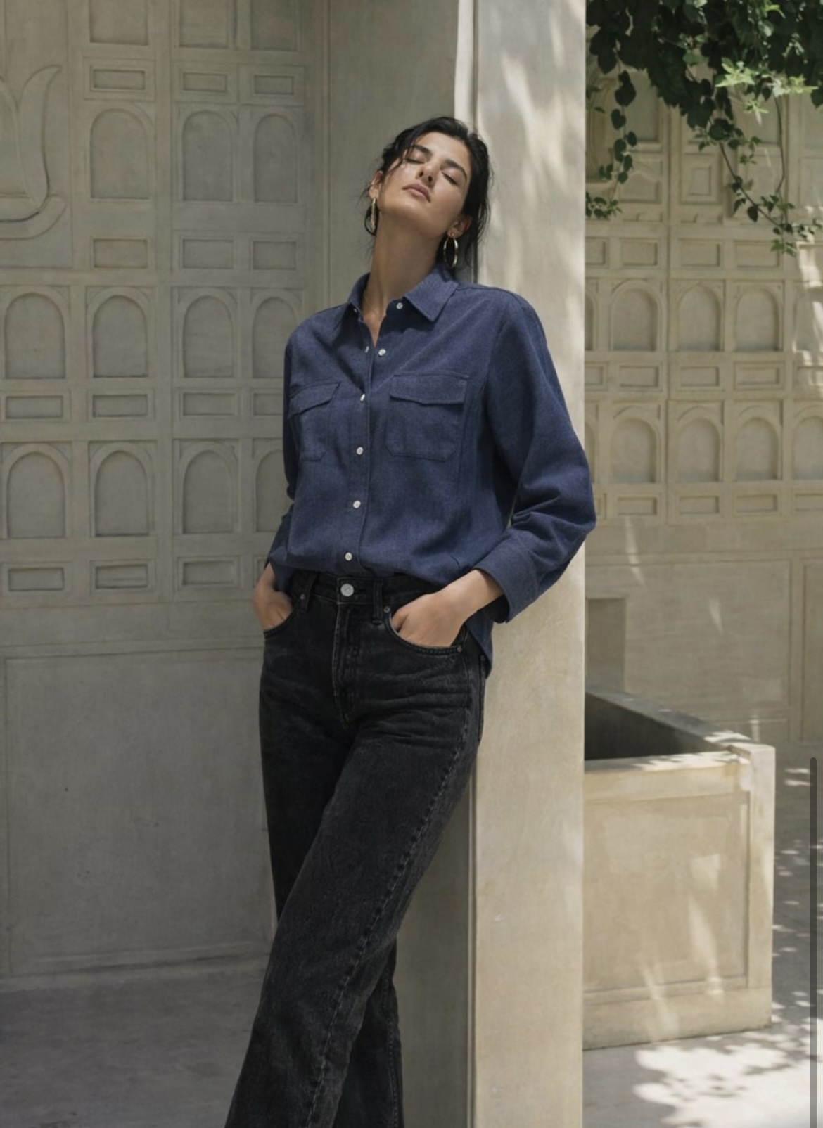 Chemise allaitement BLEU DENIM – Image 5