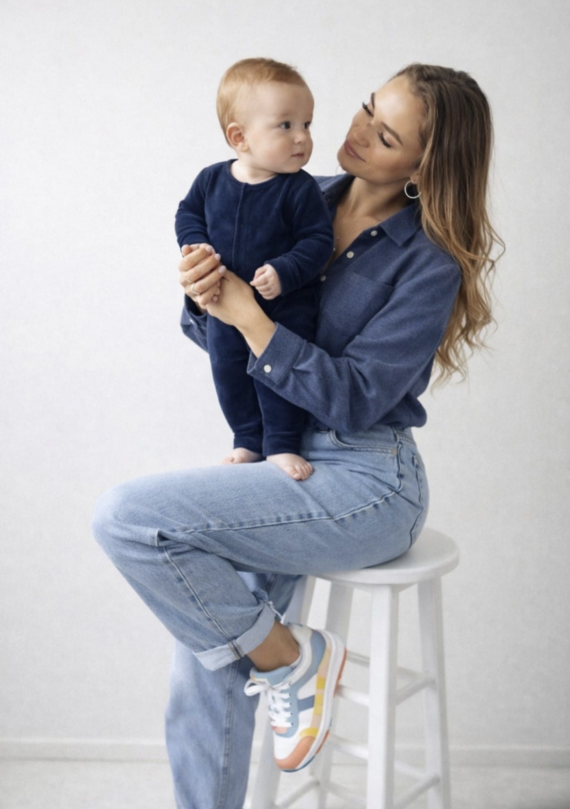 Chemise allaitement BLEU DENIM