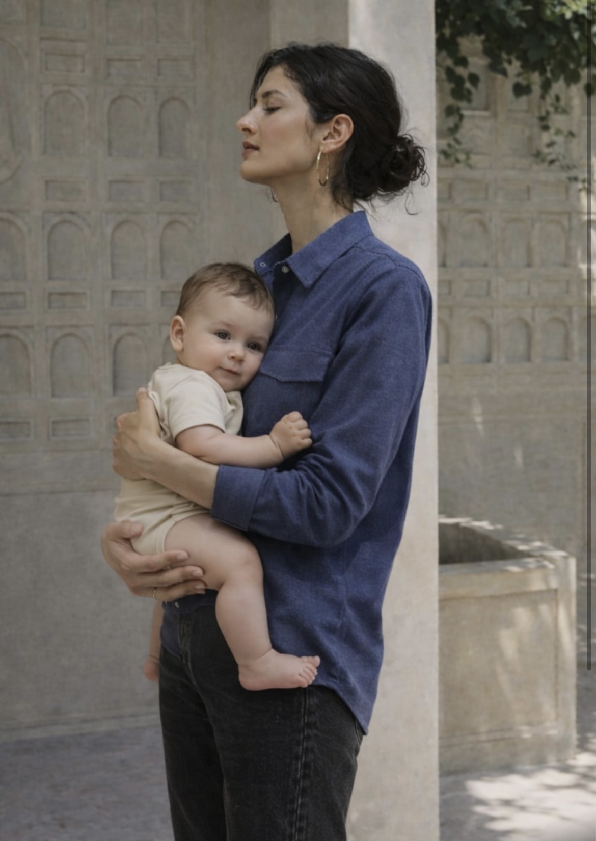 Chemise allaitement BLEU DENIM – Image 4